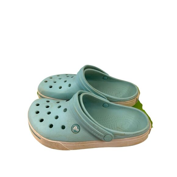 Crocbands Crocs clogs light blue size 9 (some discoloration) - Picture 1 of 5